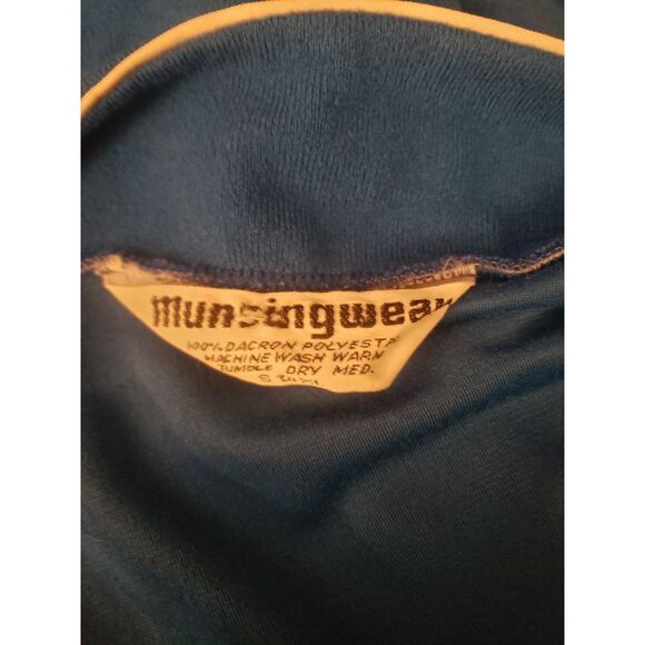 80s Blue Veour Robe - Picture 4 of 4